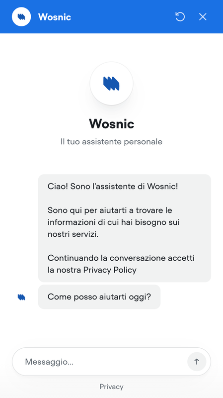 Chatbot AI Wosnic