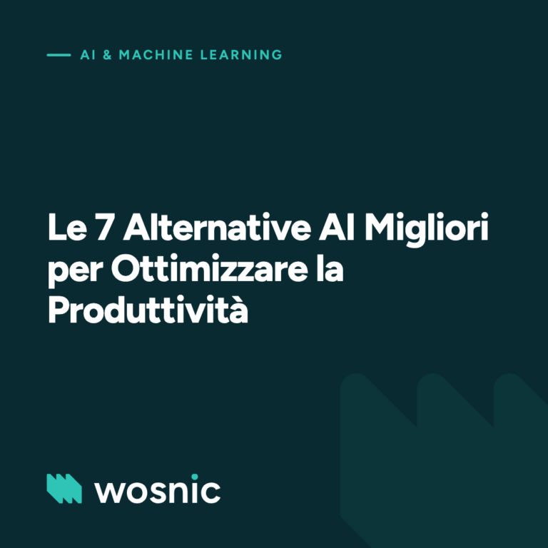 Le 7 Alternative AI Migliori per Ottimizzare la Produttività