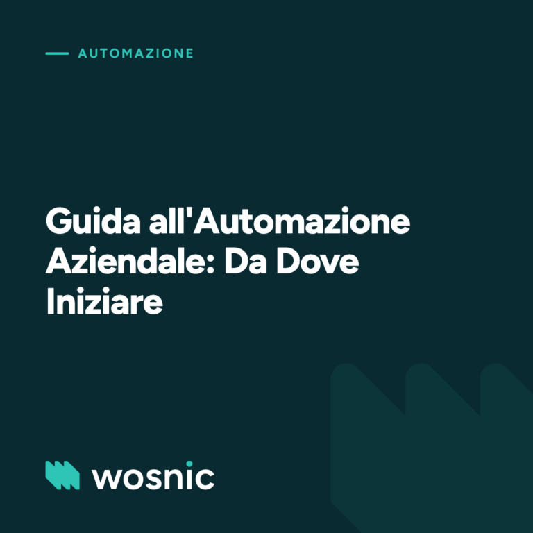 Guida all'Automazione Aziendale: Da Dove Iniziare