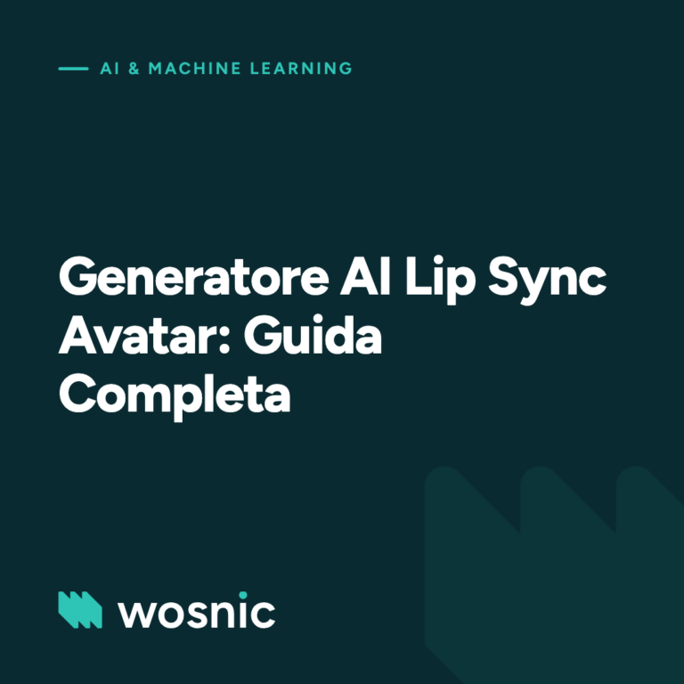 Generatore AI Lip Sync Avatar: Guida Completa