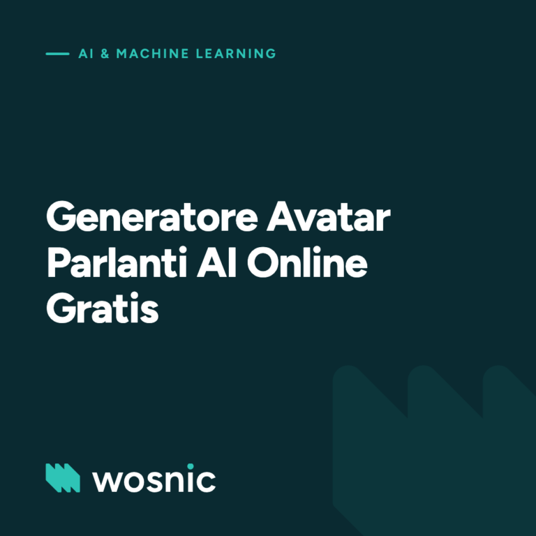 Generatore Avatar Parlanti AI Online Gratis