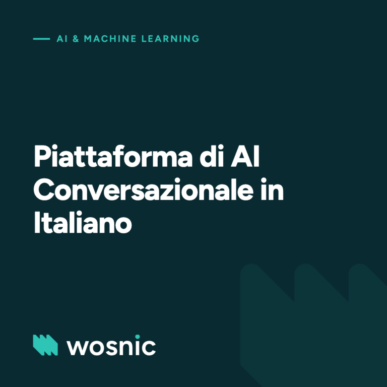 Piattaforma di AI Conversazionale in Italiano